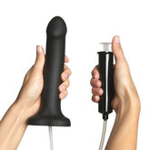 Strap On Me  Squirting Cum Dildo Semi-Realistic Black from Nice 'n' Naughty